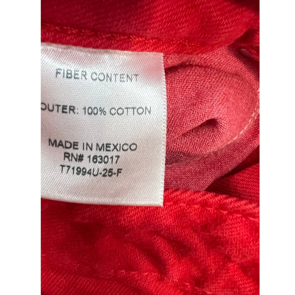 Princess Polly NWT Denver Denim Jeans Red High Rise Wide Leg US - Picture 10 of 14